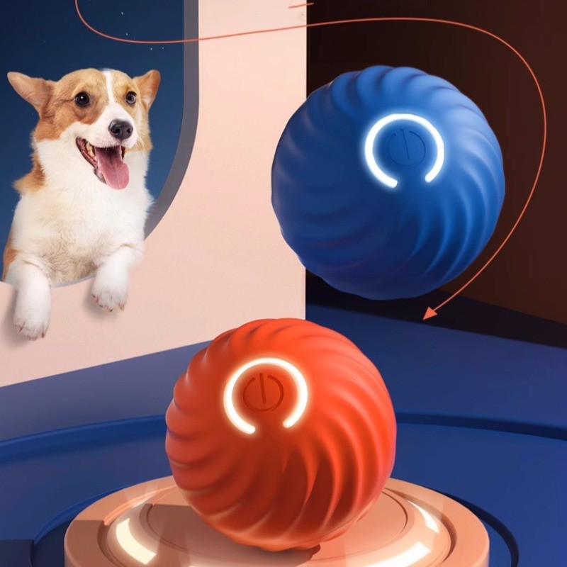 Whirl Bounce Smart Pet Ball β Rechargeable Fun for Cats & Dogs