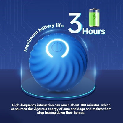 Whirl Bounce Smart Pet Ball – Rechargeable Fun for Cats & Dogs